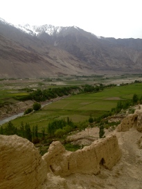 Kaakha Fortress, with more Afghanistan mountains beyond