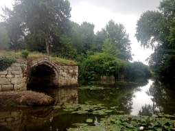 Ancient Bridge in the Mill Garden
